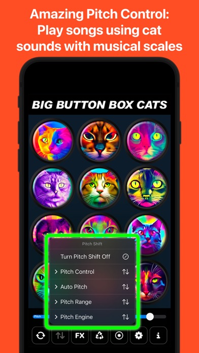 Tangkapan skrin Big Button Box: Cat Sounds
