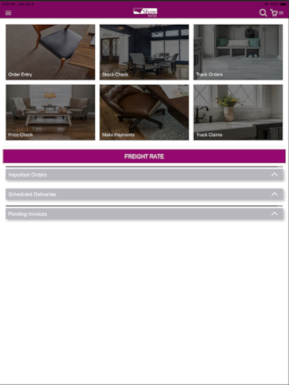 Скриншоты ShawNow iPad 
