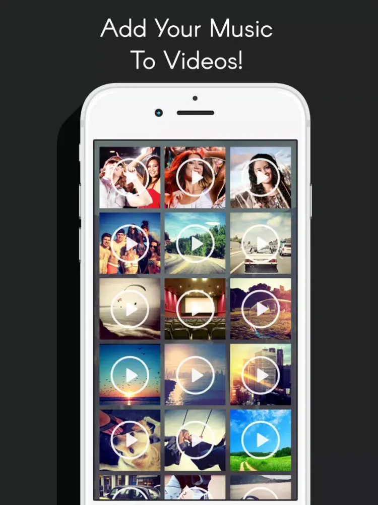 ภาพหน้าจอของ Add Videos to Music - Merge background audio, movie maker & video editor pro iPad 