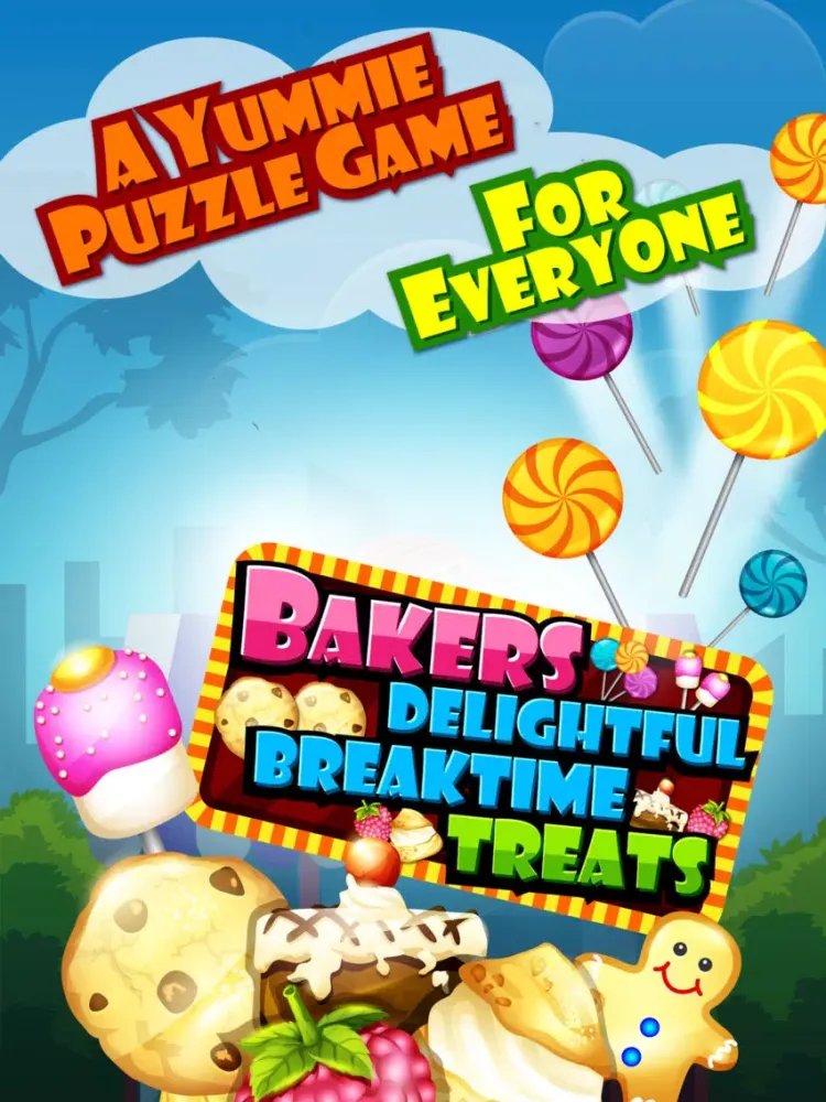 Tangkapan layar Bakers delight game : coffee , strawberry marshmallow & chocolate cookies FREE iPad 