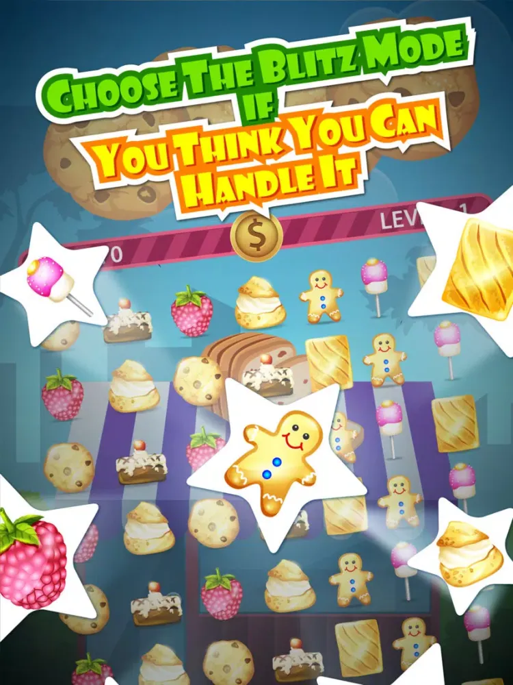 Tangkapan layar Bakers delight game : coffee , strawberry marshmallow & chocolate cookies FREE iPad 
