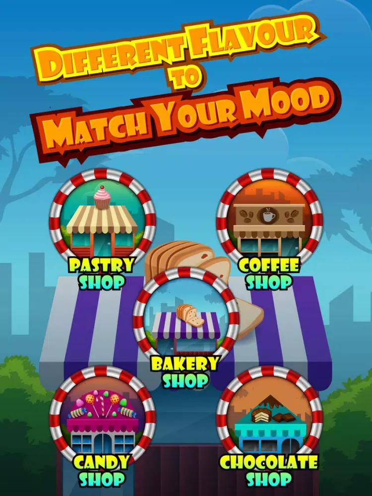 Tangkapan layar Bakers delight game : coffee , strawberry marshmallow & chocolate cookies FREE iPad 