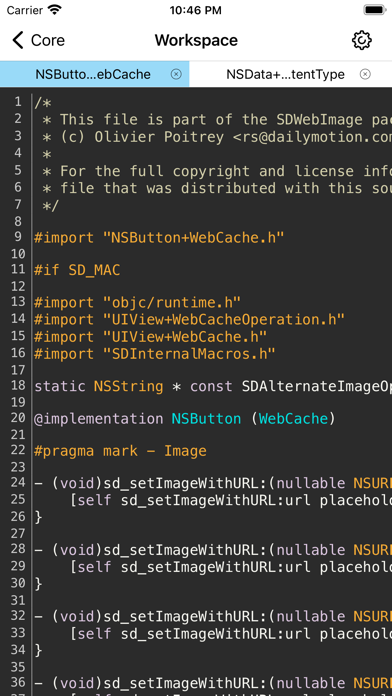 Screenshot di Code-Viewer