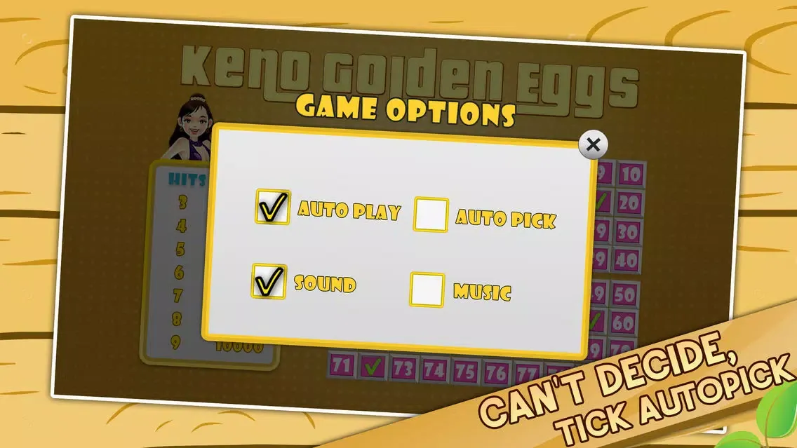 Classic Keno Golden Eggs - Bonus Multi-Card Play Paid Edition স্ক্রিনশট