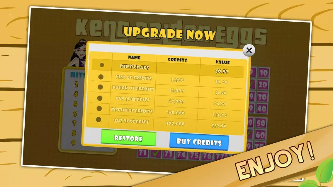 Classic Keno Golden Eggs - Bonus Multi-Card Play Paid Edition স্ক্রিনশট