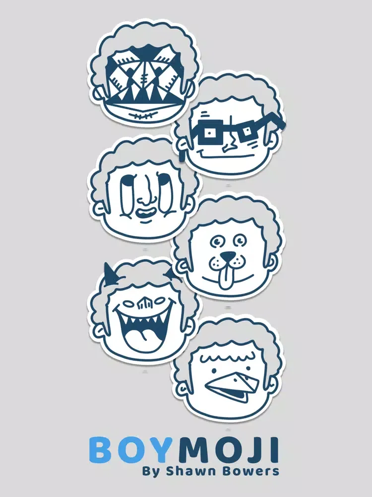 Boymoji - Cartoon Sticker Pack iPad 應用截圖