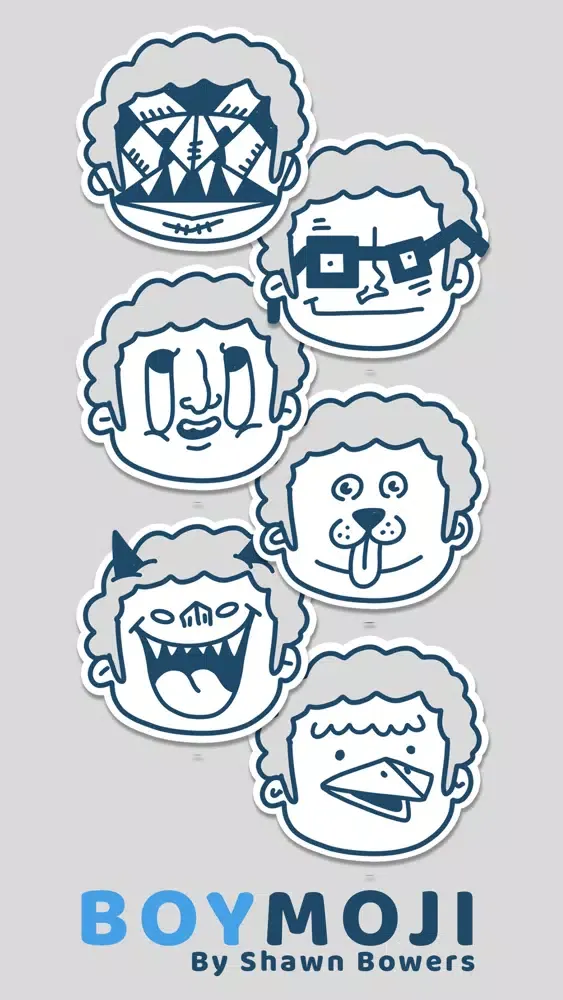 Boymoji - Cartoon Sticker Pack應用截圖