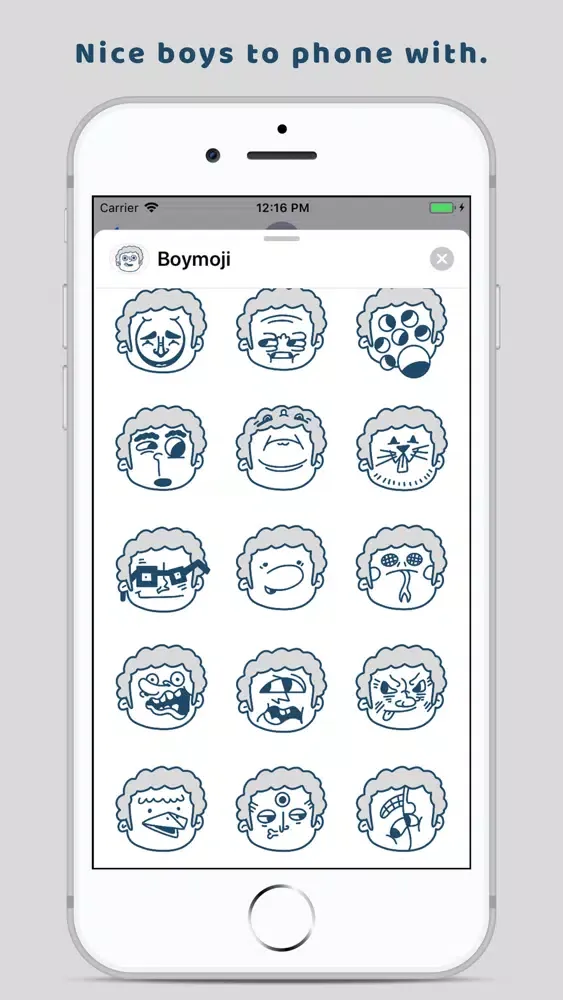 Boymoji - Cartoon Sticker Pack應用截圖