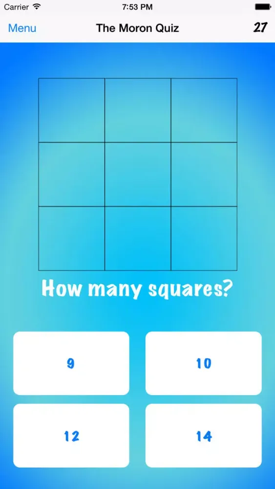 Zrzuty ekranu The Moron Quiz