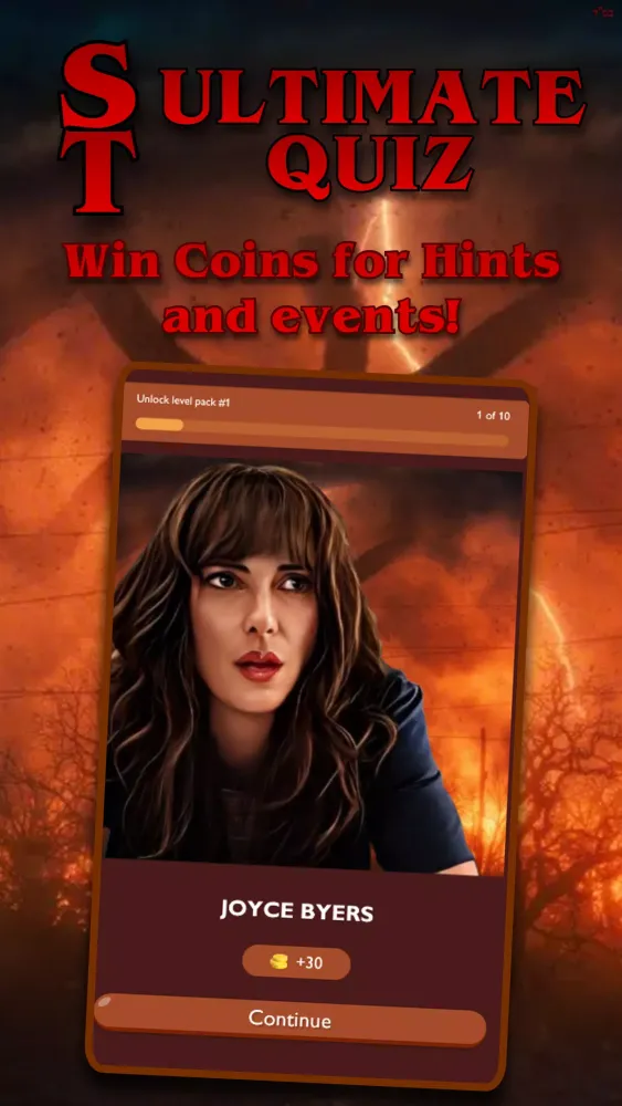 Stranger Things Ultimate Quiz Screenshots