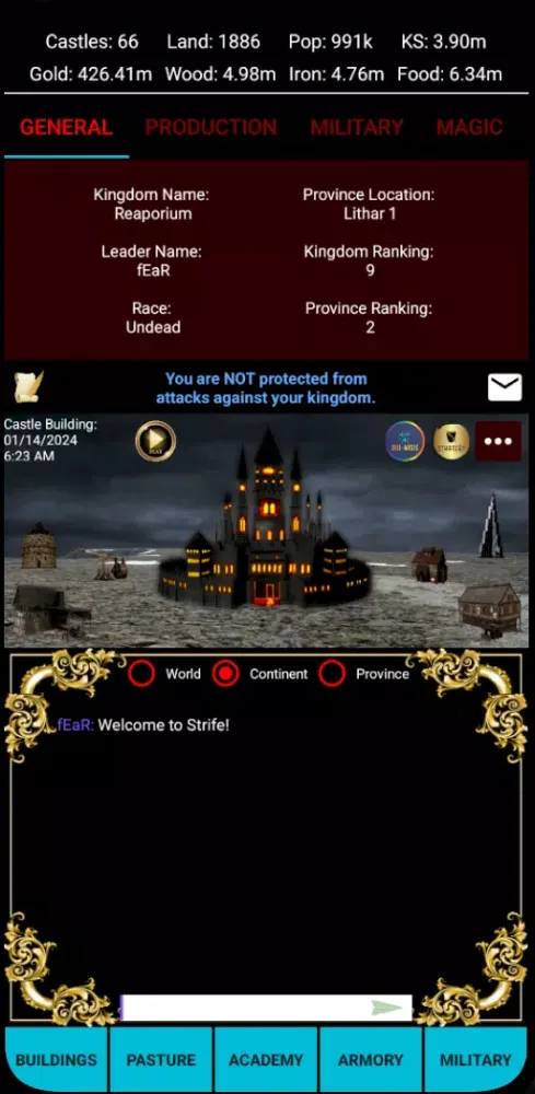 Capturas de pantalla de Strife