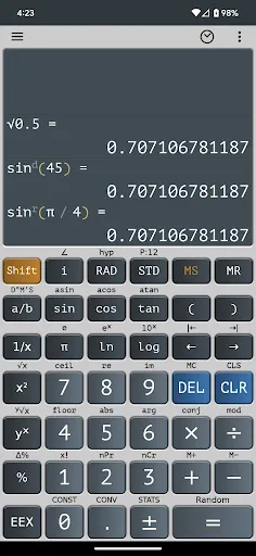 Capturas de pantalla de Scientific Calculator Plus