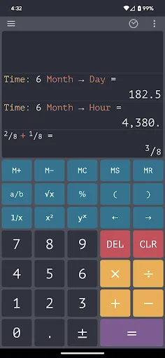 Capturas de pantalla de Scientific Calculator Plus