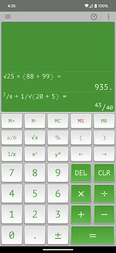 Capturas de pantalla de Scientific Calculator Plus
