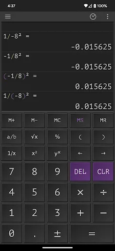 Capturas de pantalla de Scientific Calculator Plus