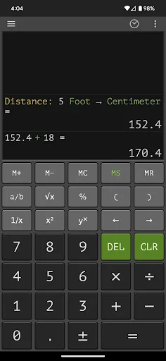 Ảnh chụp màn hình của Scientific Calculator