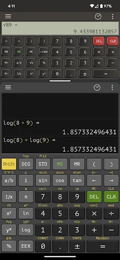 Ảnh chụp màn hình của Scientific Calculator