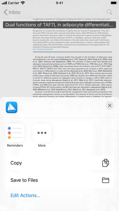 Zrzuty ekranu PaperShip - Mendeley & Zotero