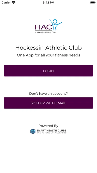 Tangkapan skrin Hockessin Athletic Club App