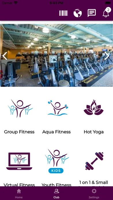 Tangkapan skrin Hockessin Athletic Club App