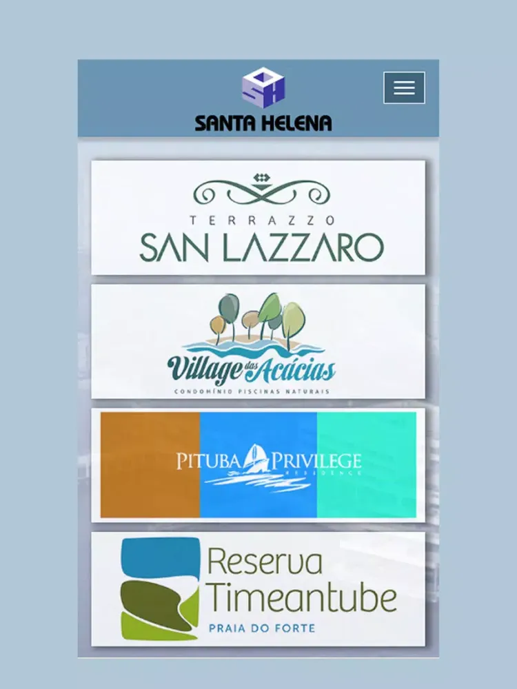 Tangkapan skrin Santa Helena App iPad 