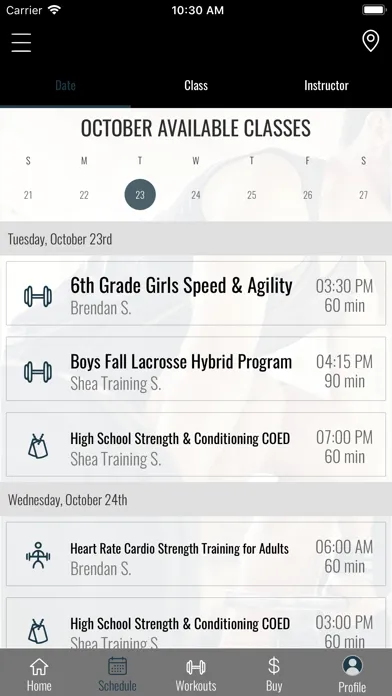 Shea Training FitApp應用截圖