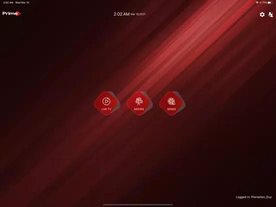 Zrzuty ekranu PrimePlay iPad 