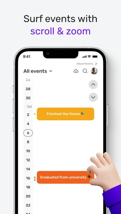 Lifely: timeline maker journal スクリーンショット