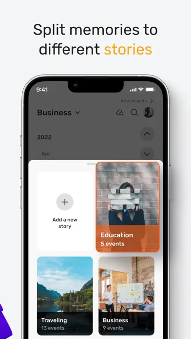Lifely: timeline maker journal スクリーンショット