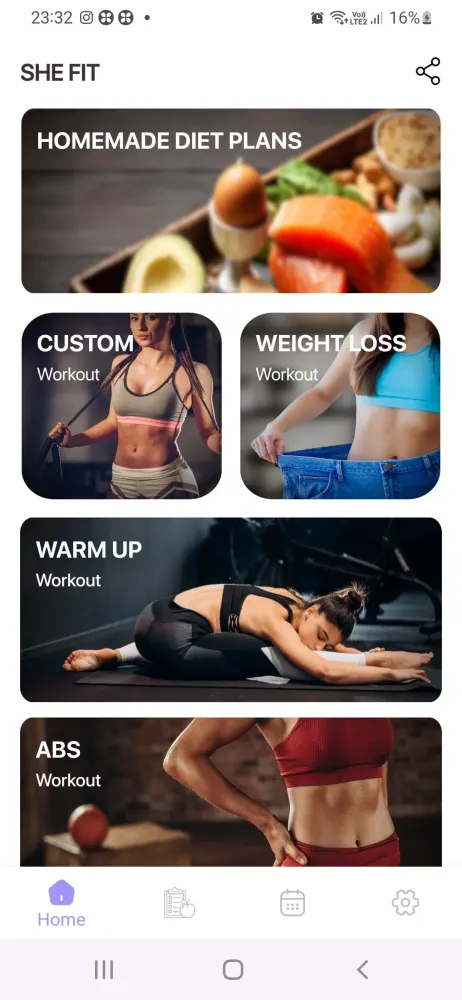 ภาพหน้าจอของ She Fit