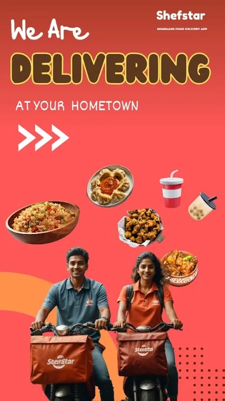 shefstar: Food Delivery 24x7 Screenshots