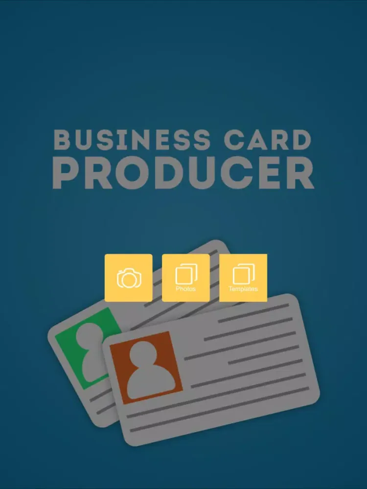 Business Card Producer iPad 應用截圖