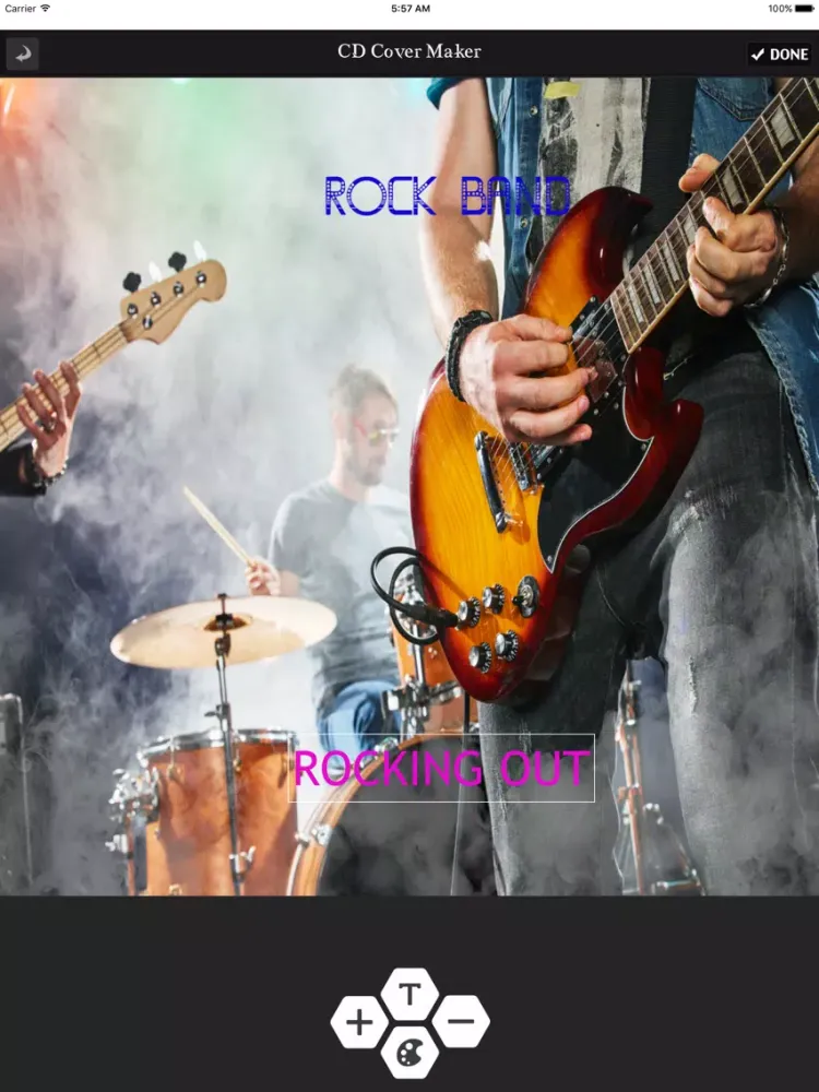 CD Cover Maker iPad  Screenshots