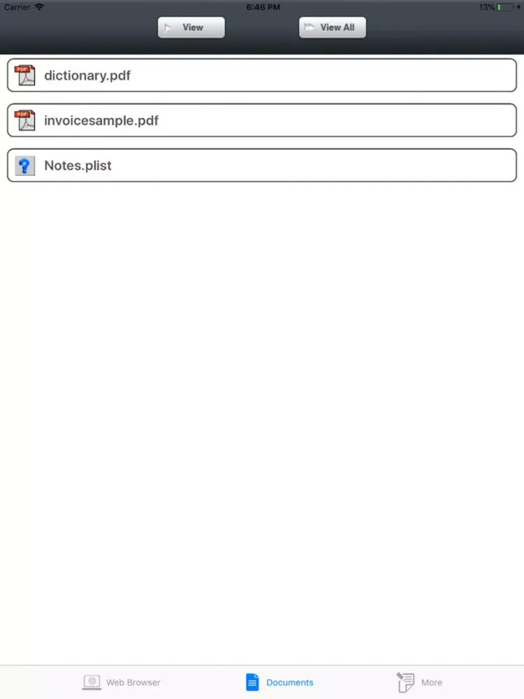 Documents Manager Pro iPad 应用截图