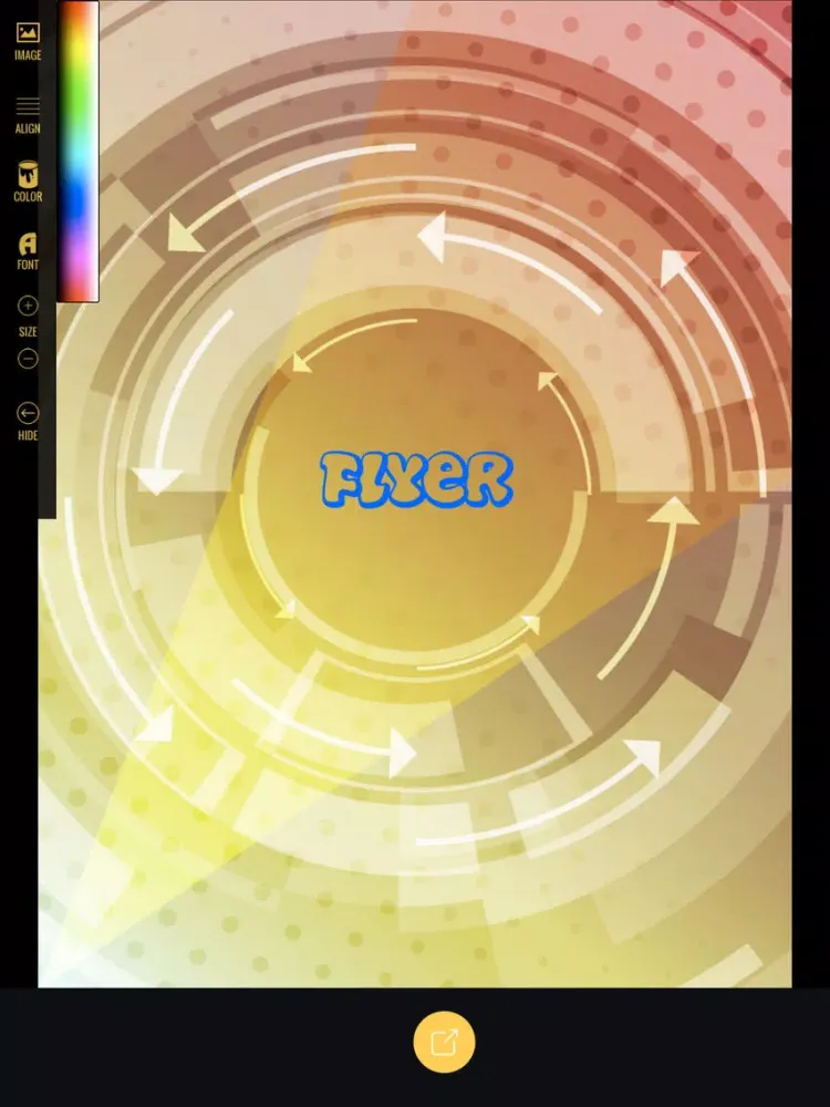 Flyer Maker iPad  스크린샷
