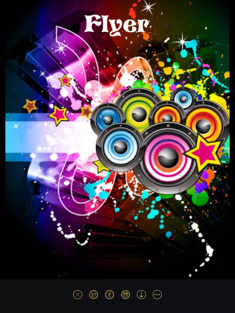 Flyer Maker iPad  스크린샷