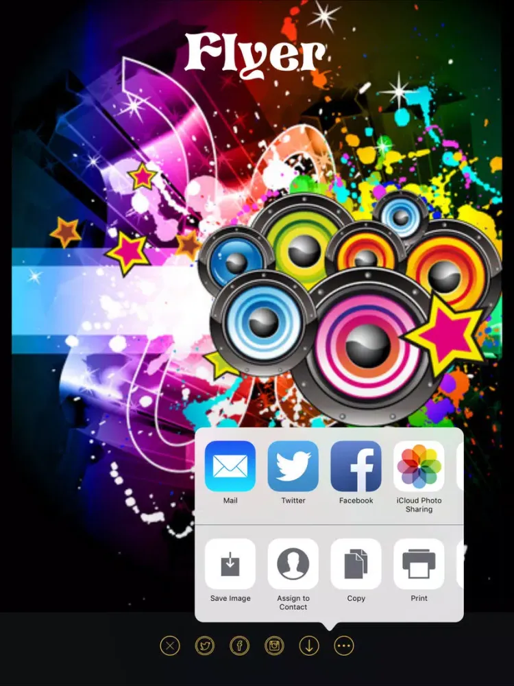 Flyer Maker iPad  스크린샷