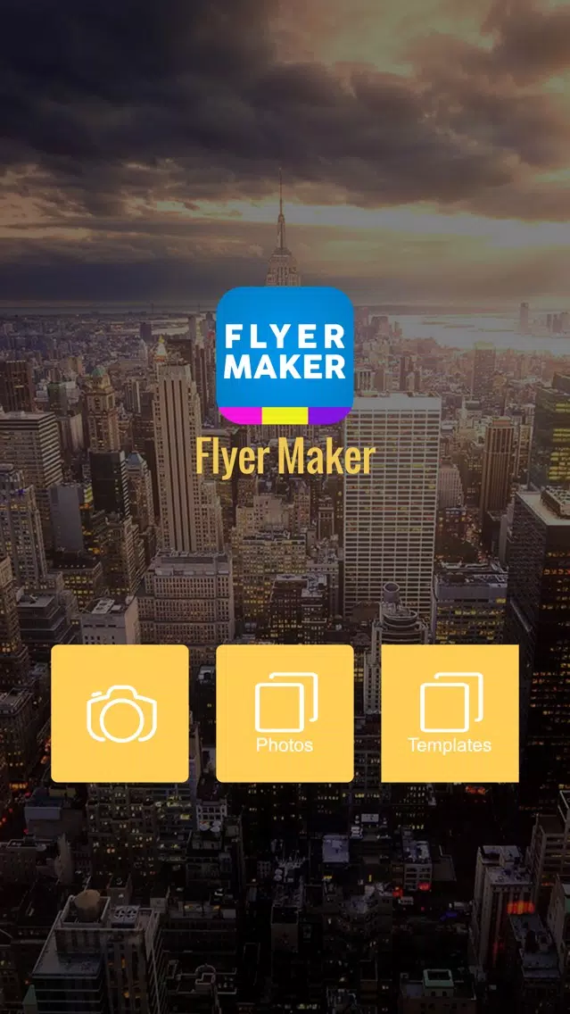 Capturas de tela do Flyer Maker