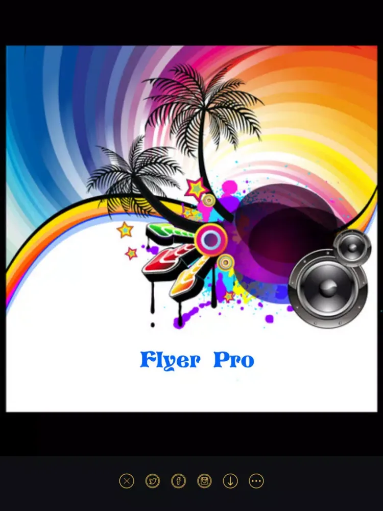Captures d'écran de Flyer Maker Pro iPad 