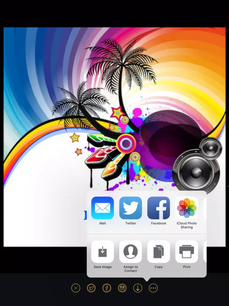 Captures d'écran de Flyer Maker Pro iPad 