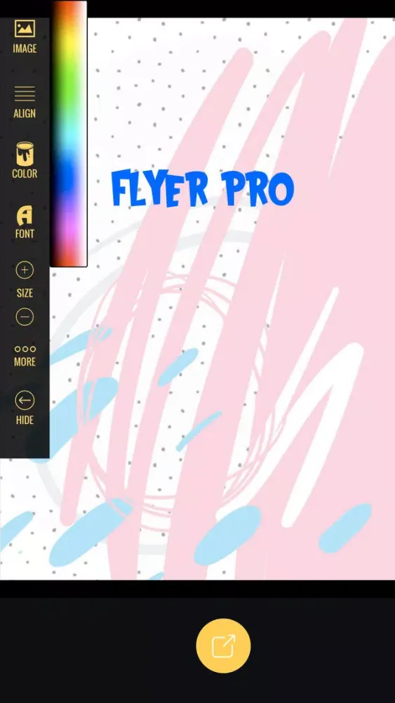Captures d'écran de Flyer Maker Pro