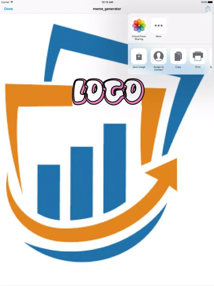 Tangkapan skrin Logo Builder Pro iPad 