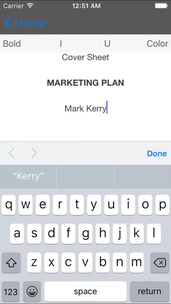 Marketing Plan Writer স্ক্রিনশট