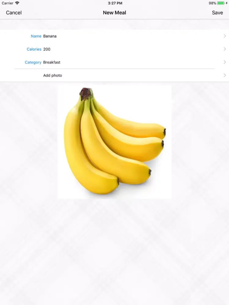 Meal Tracker Pro iPad  स्क्रीनशॉट