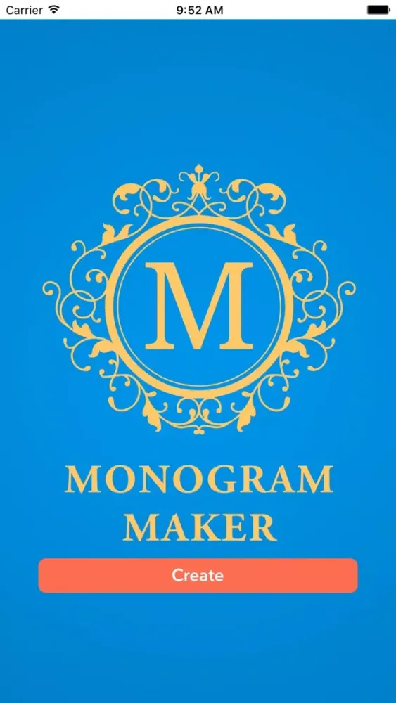 Tangkapan skrin Monogram Maker