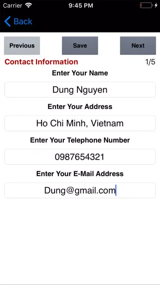 Ảnh chụp màn hình của Resume Studio