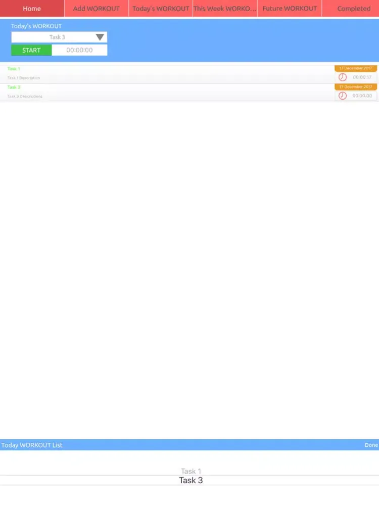 Workout Tracker Pro iPad  Screenshots