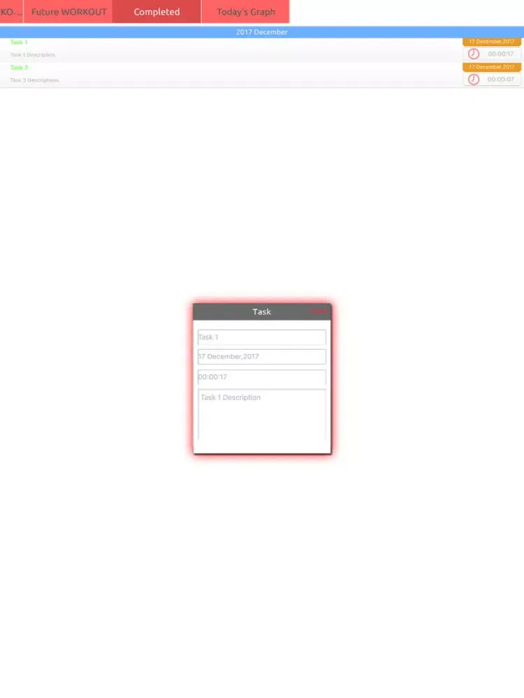 Workout Tracker Pro iPad  Screenshots