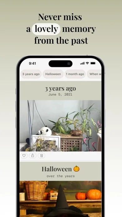 Ảnh chụp màn hình của Memora - relive memories again