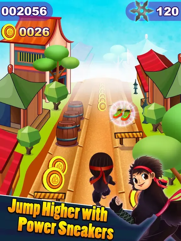 Ninja Baby Run - Fun Free Endless Runner Action Game! iPad  スクリーンショット